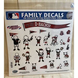 Arizona Diamondbacks‎ MLB Baseball Family Decal Stickers #1 Fan Family New